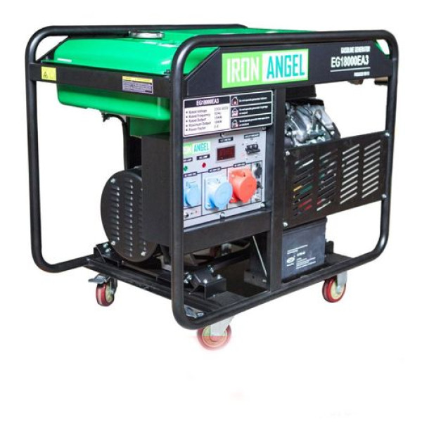 Бензиновий генератор Iron Angel EG 18000 EA30 15 кВт