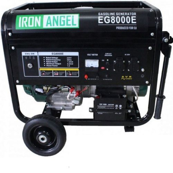 Бензиновый генератор Iron Angel EG 8000 E 7 кВт