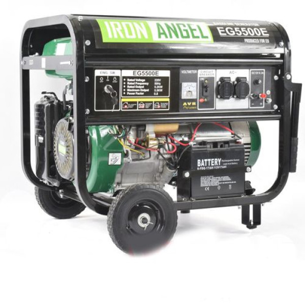Бензиновий генератор Iron Angel EG 5500 E 5.2 кВт