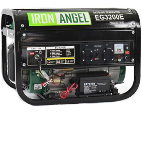 Бензиновий генератор Iron Angel EG 3200 E 3 кВт