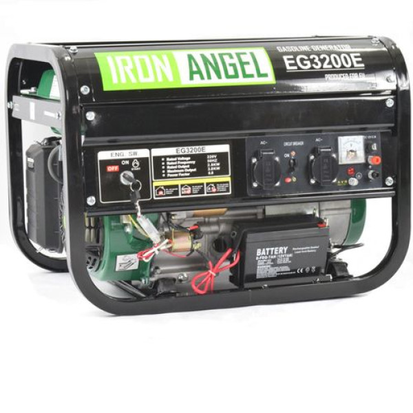 Бензиновий генератор Iron Angel EG 3200 E 3 кВт