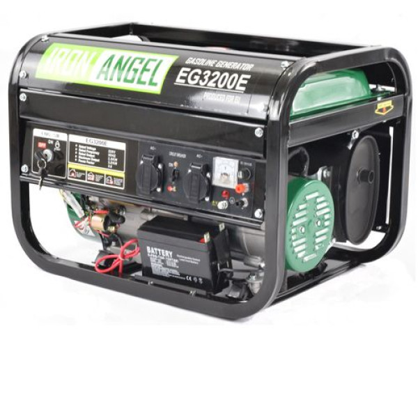 Бензиновий генератор Iron Angel EG 3200 E 3 кВт