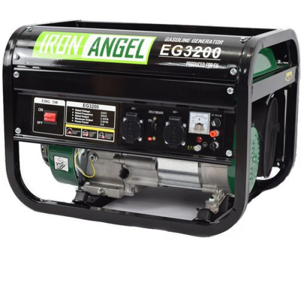 Бензиновий генератор Iron Angel EG 3200 2.8 кВт