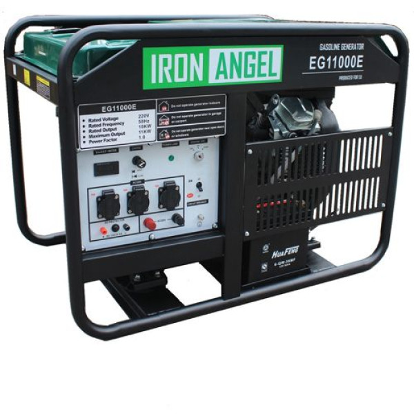 Бензиновий генератор Iron Angel EG 11000 E 10 кВт