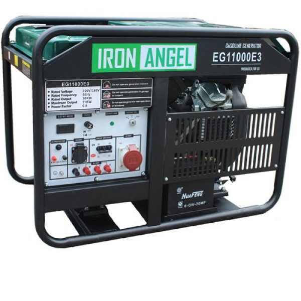 Бензиновый генератор Iron Angel EG 11000 E3 10 кВт