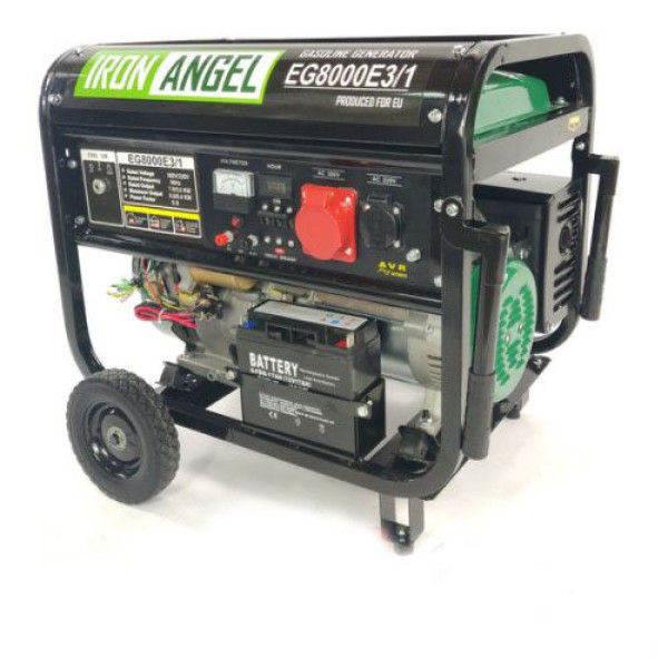 Бензиновый генератор Iron Angel EG 8000 E3/1 7 кВт