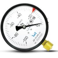 Вакууметр ДВ 100 мм МП-3У /кл 1,5/(-100-0 кПа)/М20х1,5/радиальный