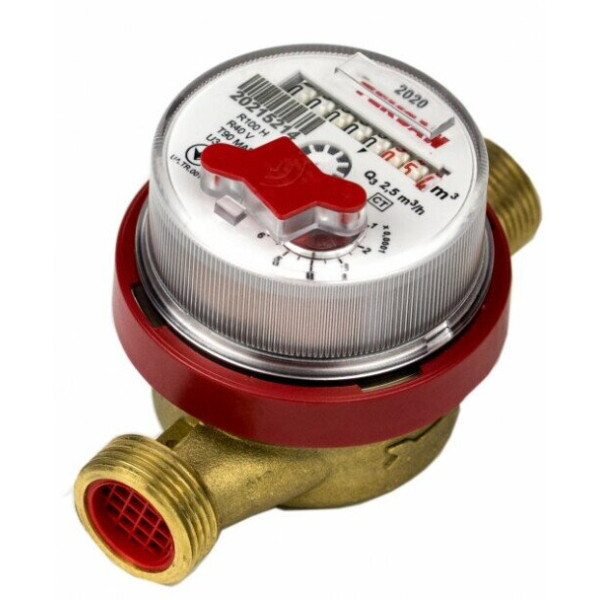 Лічильник води TEKSAN CT-20 Г/ Q3 2,5 /90° гор/L =130 без штуцерів (імпульсний вихід) (Туреччина)
