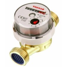 Счетчик воды TEKSAN CT-20 Х/ Q3 2,5 /50° хол/L =130 без штуцеров (импульсный выход) (Турция)