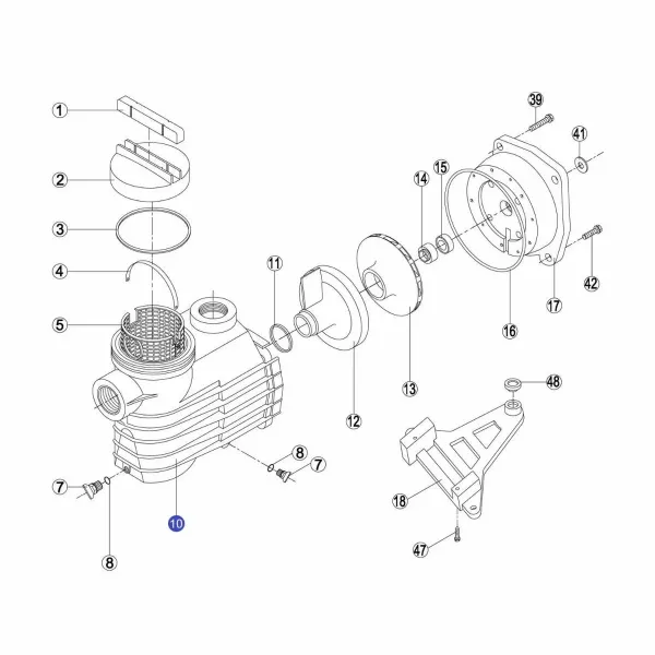 Корпус насоса Kripsol EP - Rep 100.A/RBH0010.04R (RPUM0010.04R)