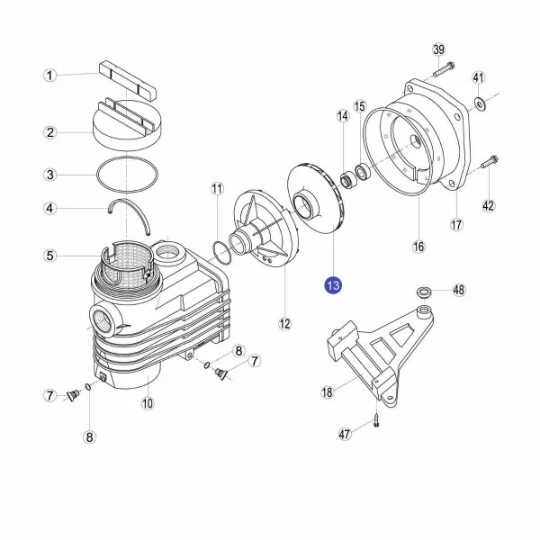 Крыльчатка CK100 ROK133.A