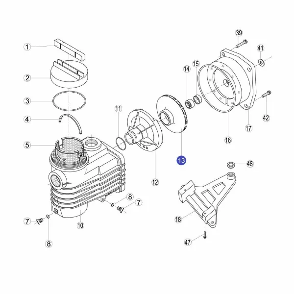 Крыльчатка CK51 ROK131.A