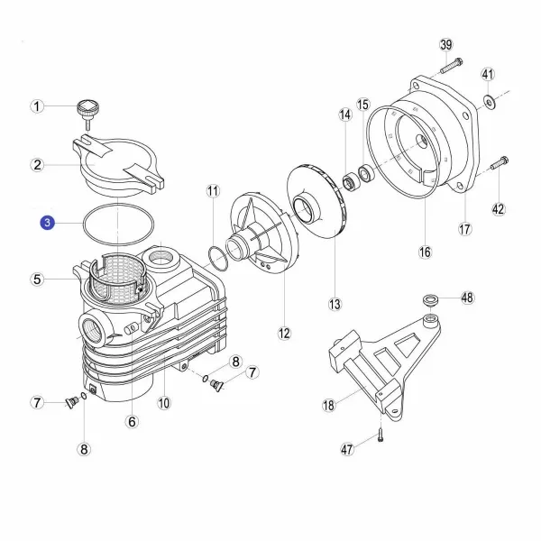 Гумка для кришки OK RBH0011.01R