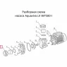 Гайка сполучної муфти насоса Aquaviva LX WP500-I