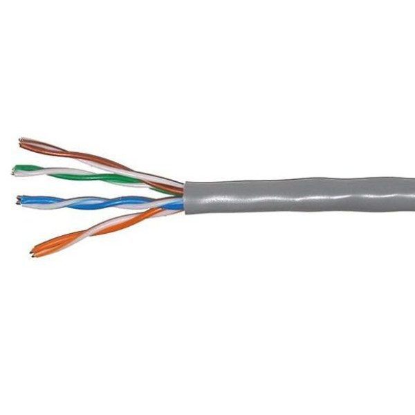 Кабель кручена пара внутрішній біметал UTP cat 5E 4PR CCA PVC 305м 4x2x0,50 DCG