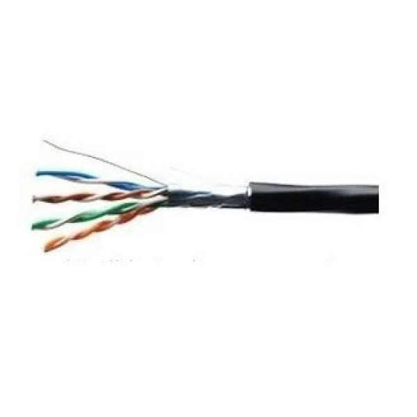 Кабель кручена пара зовнішній мідний FTP CAT5e 4P 24AWG PE B 305м 4x2x0,51 FinMark