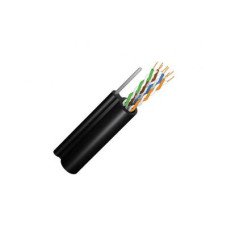 Кабель витая пара внешний с тросом биметалл UTP cat5e 4PR CCA PE-M B 305м 4x2x0,50 DCG