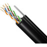 Кабель кручена пара зовнішній з тросом мідний FTP CAT5e 4P 24AWG PE-M B 305м 4x2x0,51