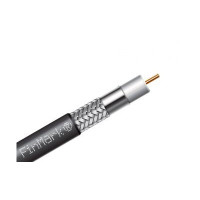 Коаксиальный телевизионный кабель биметалл F690BV черный 305м FinMark