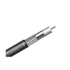 Коаксиальный телевизионный кабель биметалл F690BV черный 305м FinMark