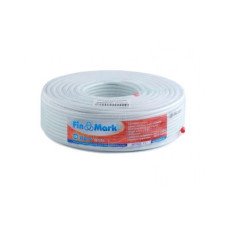 Коаксіальний телевізійний кабель біметал RG-6 SM білий 100м FinMark