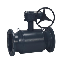 Кран фланцевий Ду150 Ру25 стандартно-прохідний з редуктором Danfoss JiP (Т=0...+180°С; вода)