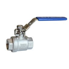 Кран кульовий муфтовий н/ж Ду40 (Ру 63)