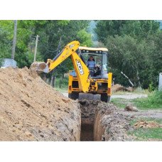Копка траншей экскаватором в Одессе